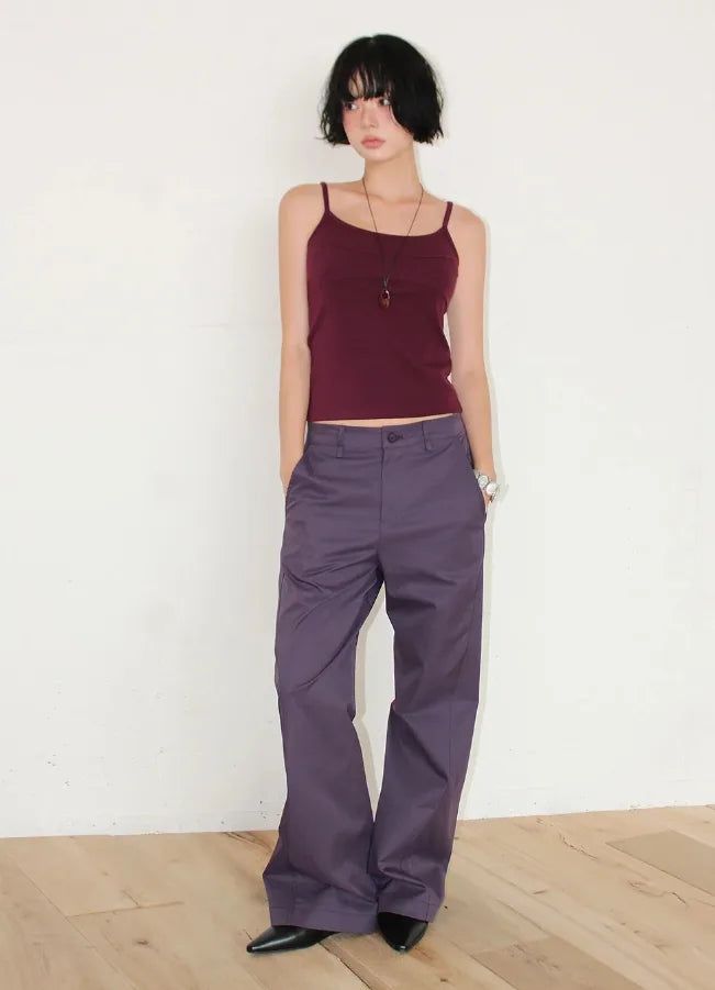 CURVE LINE SLIM SLEEVELESS
