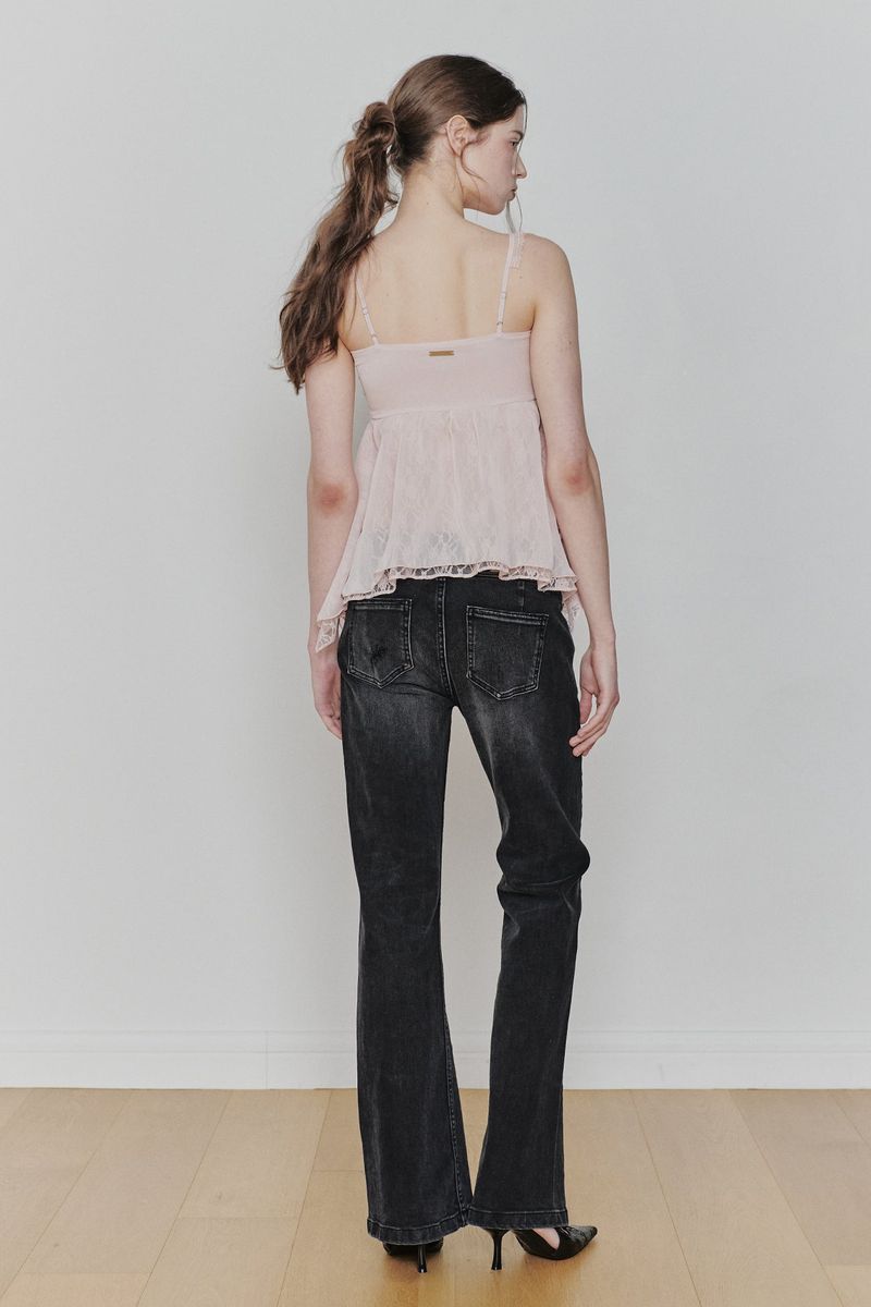 ROSE SHIRRING TOP pink