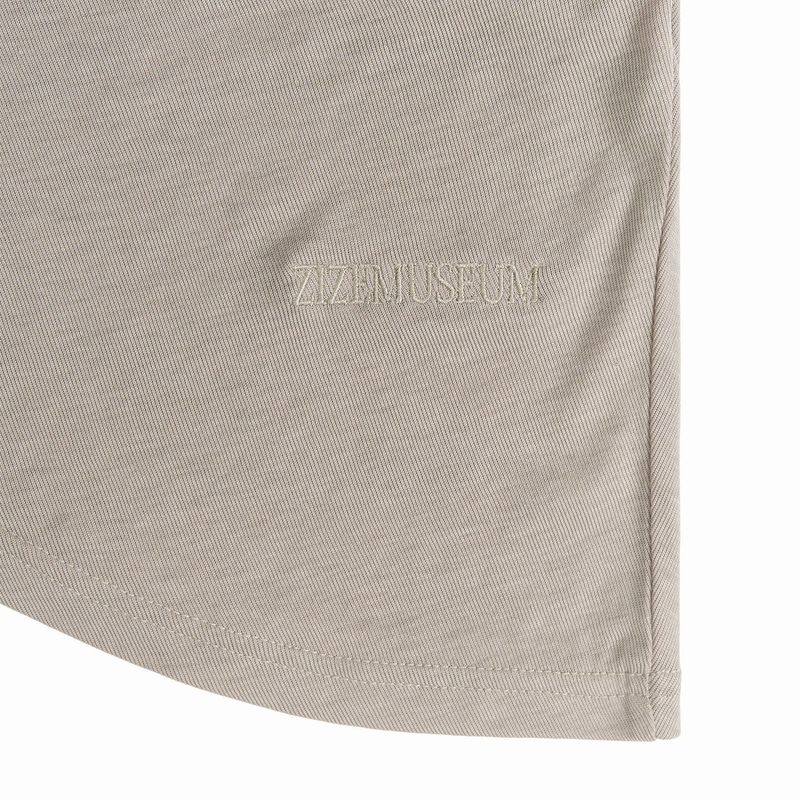 COWL DRAPE TWO-WAY TOP (WARM GRAY)