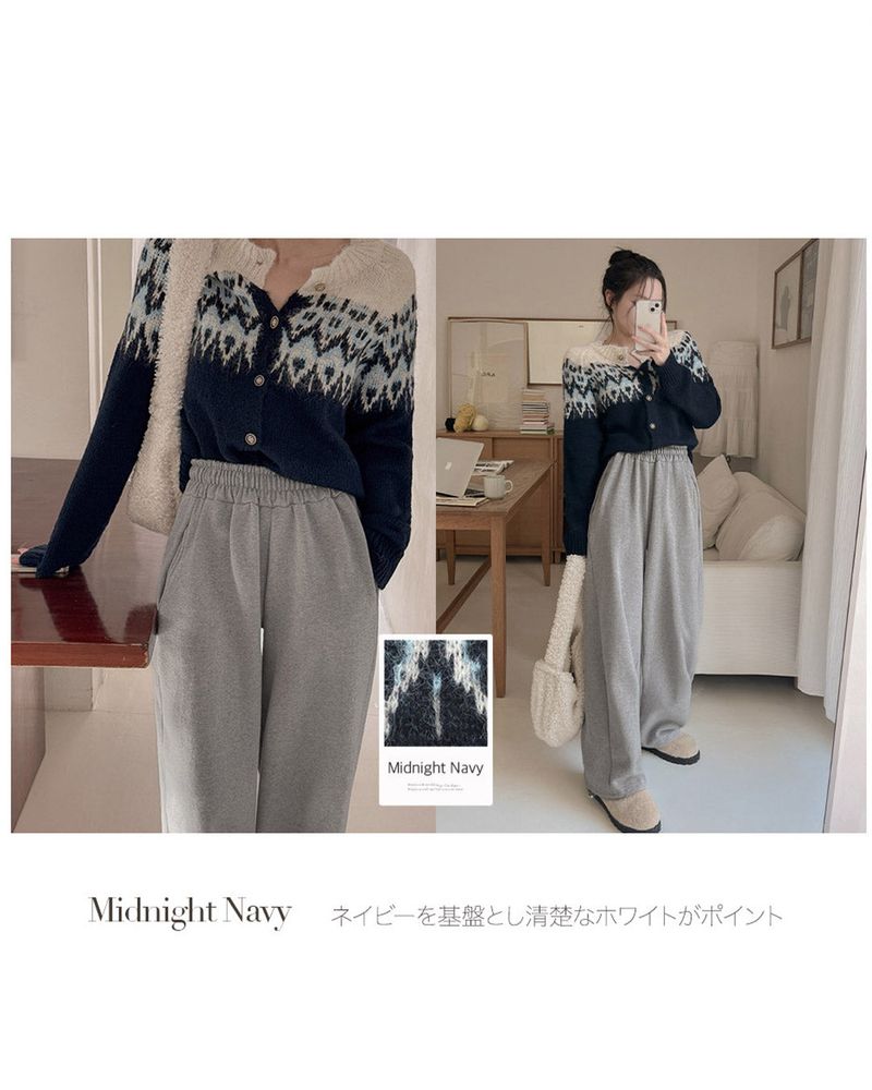 Nordic Button Cardigan