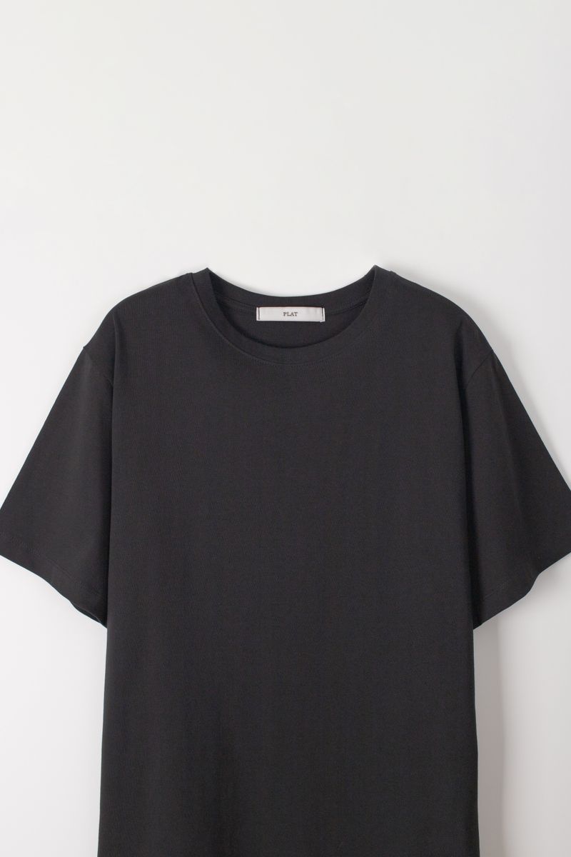 Boxy round T-shitrs (Black)