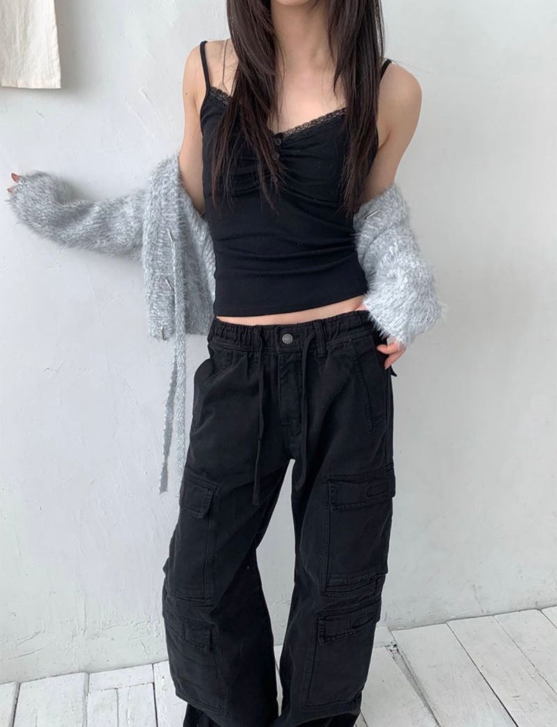 Cotton 4pocket cargo pants(2color)