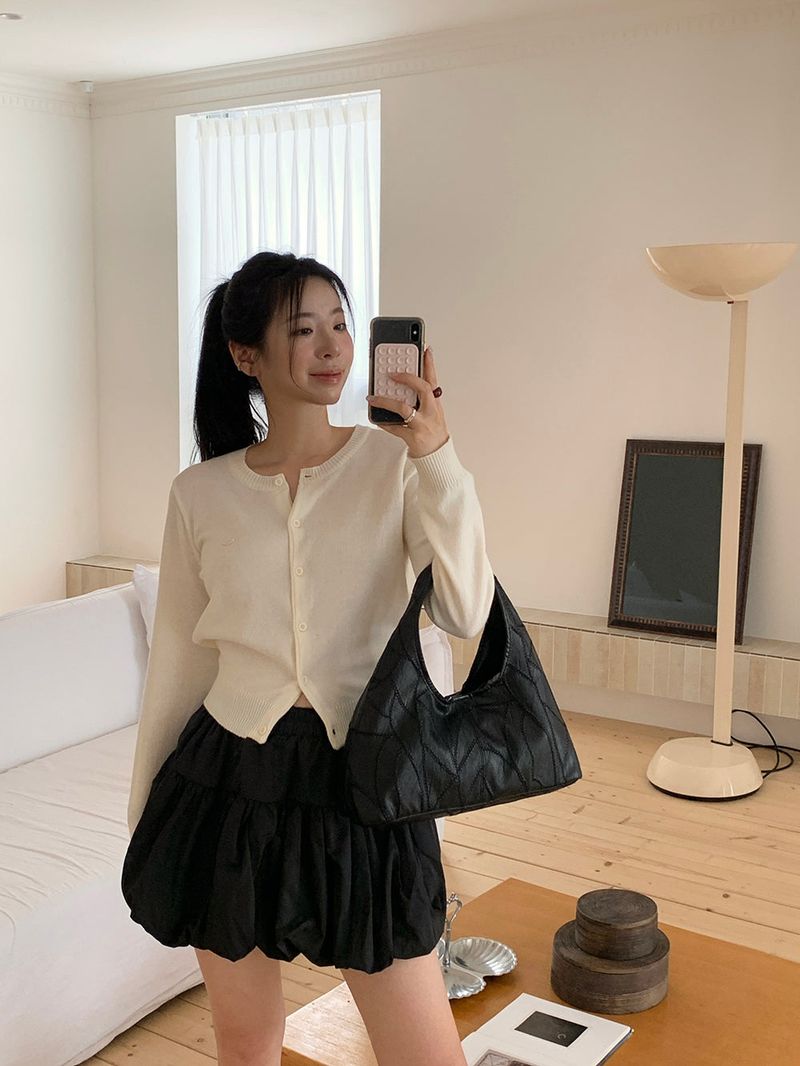 [MADE] MIETTE CASHMERE ROUND CARDIGAN