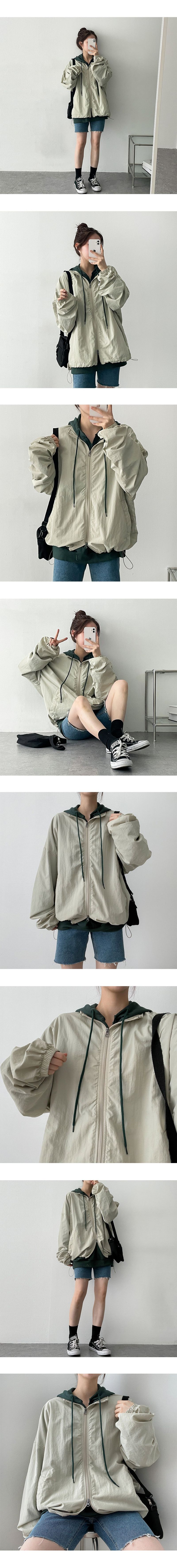 Burns String Two-Way Zip-Up Jumper