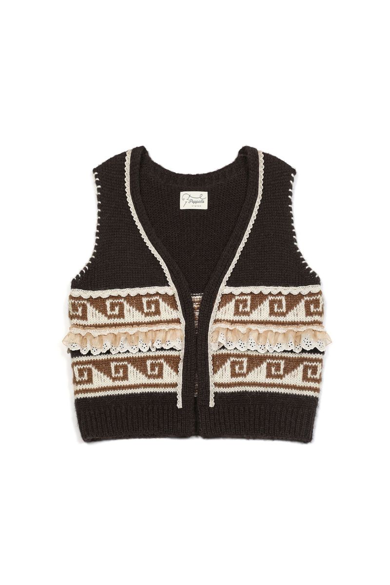 POPPALS（ポップパルズ）の「Vintage Knitted Vest（Tops）」