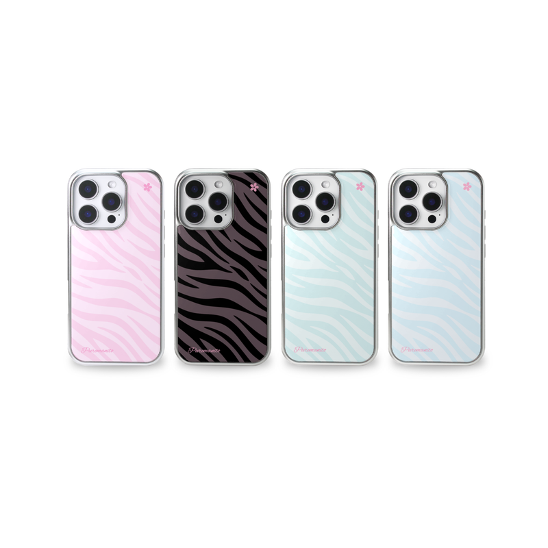 puremanito（ピュアマニト）の「ギャルゼブラシルバーエポキシスマホケース（Smartphone Accessories）」