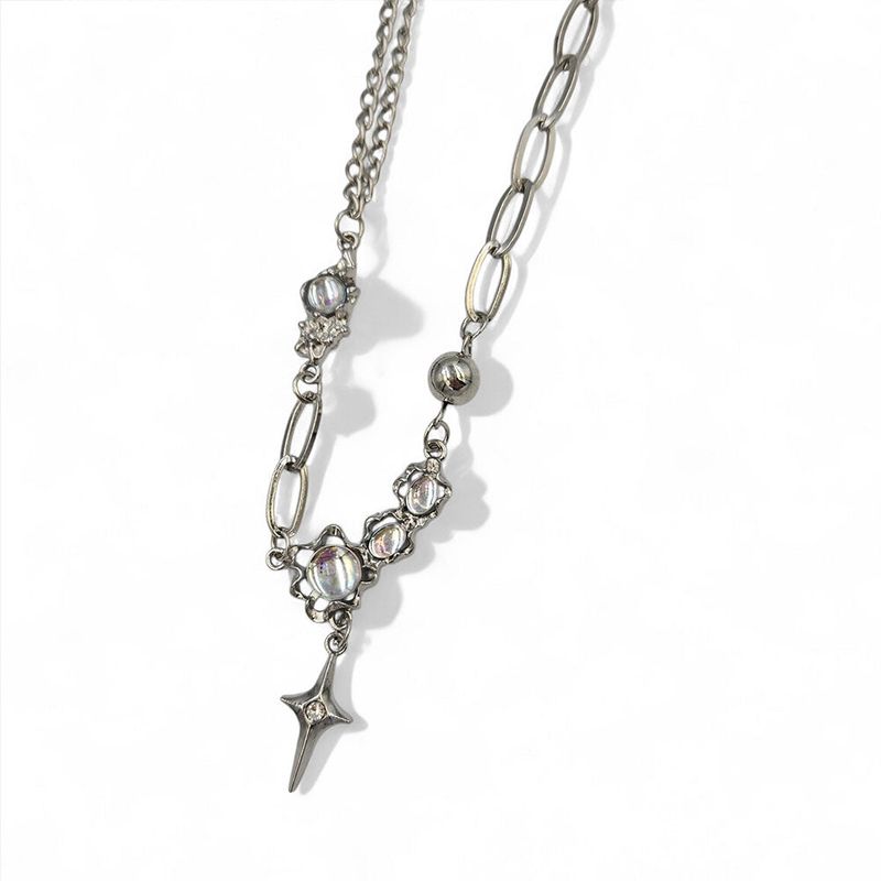 Aurora Star Chain Pendant Necklace