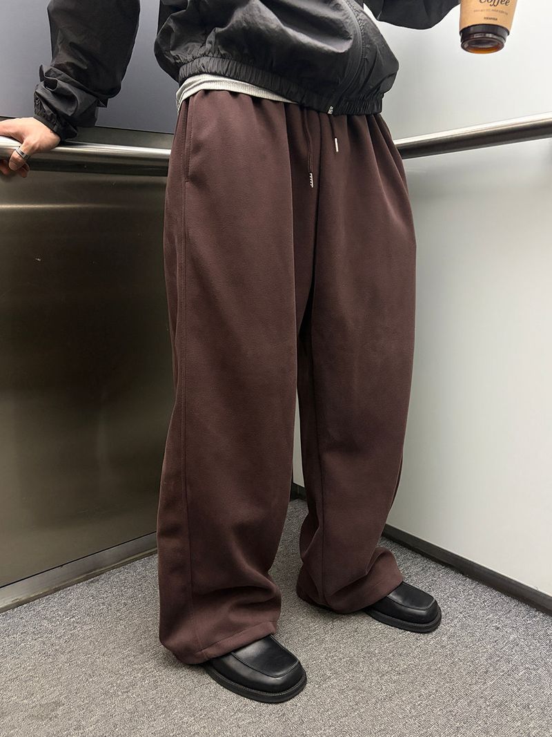 LAURANT（ロラン）の「[M-XL] Tuck wide sweat pants(4color)（Pants）」