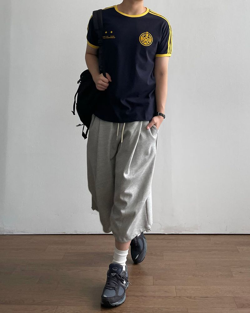 Drop Bermuda Bonded Sweatpants