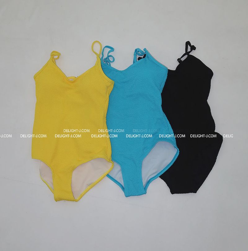 V-neck monokini one-piece swimsuit