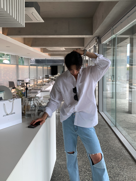 Logane Premium Ice Linen Overshirt