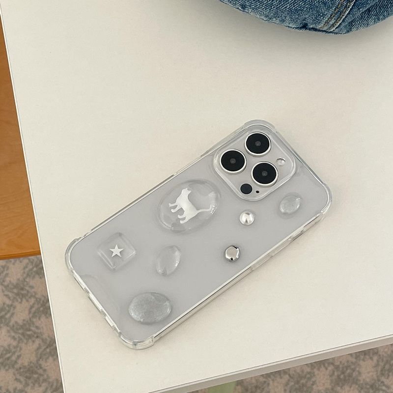 [made]silvering cat resin case 