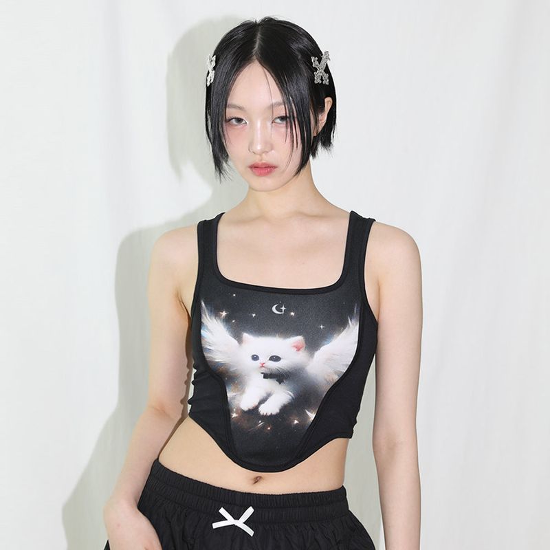 CLUT STUDIO(クラットスタジオ)の「Angel Cat Bustier Top(Tops)」