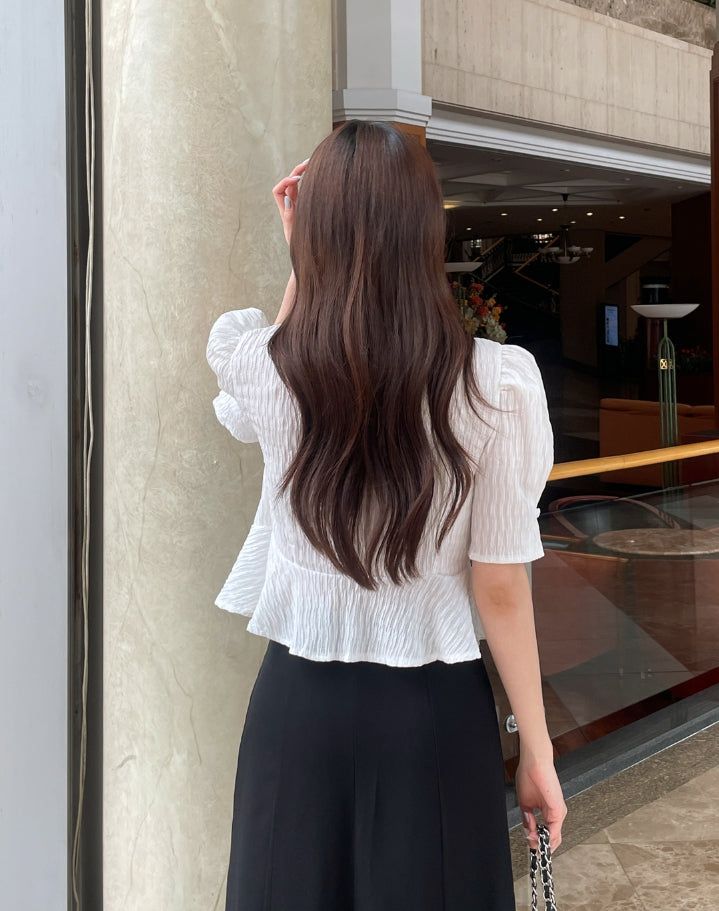 Denain Chiffon Double Layered Long Skirt