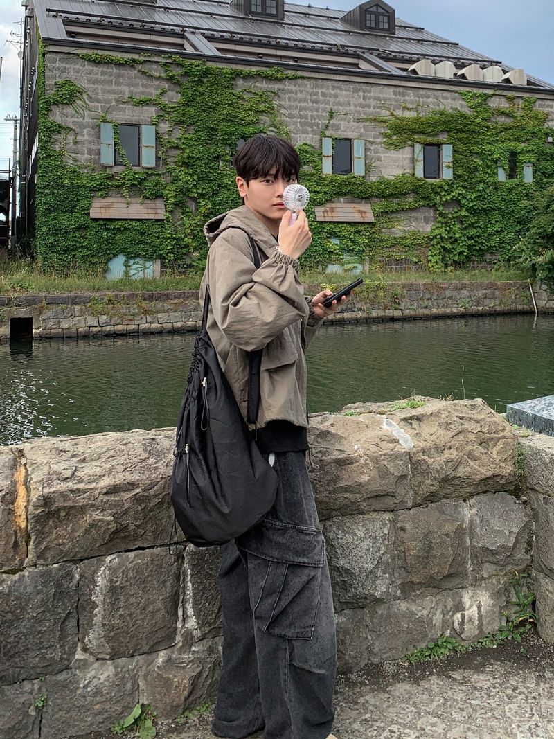 Kaz Balloon hood Utility Jacket