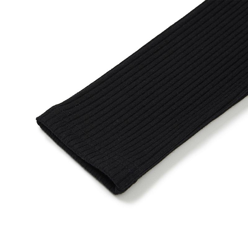 スクエアスリムミニドレス / Square Slim Mini Dress [BLACK]
