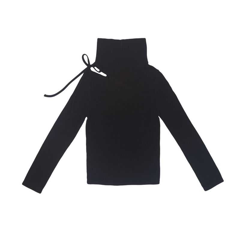 Danika turtleneck top (black)