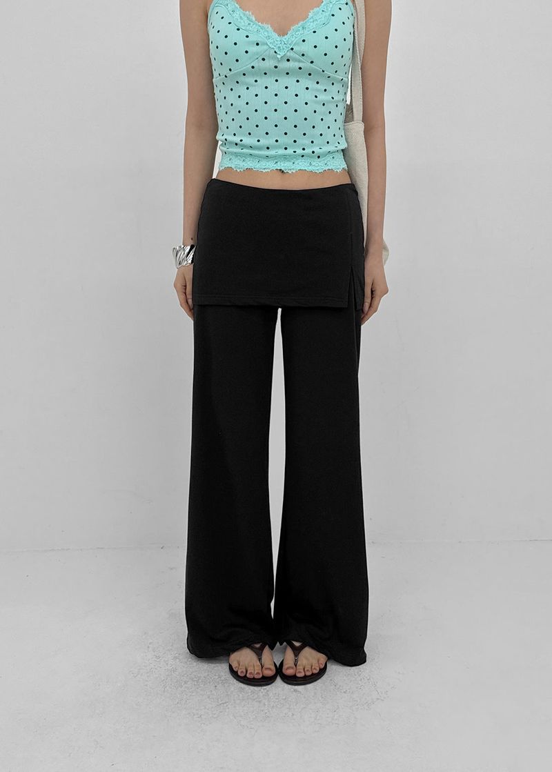 BLACKUP（ブラックアップ）の「[MADE] Pompo Cooling Slit Skirt Pants (Set Available)（Pants）」