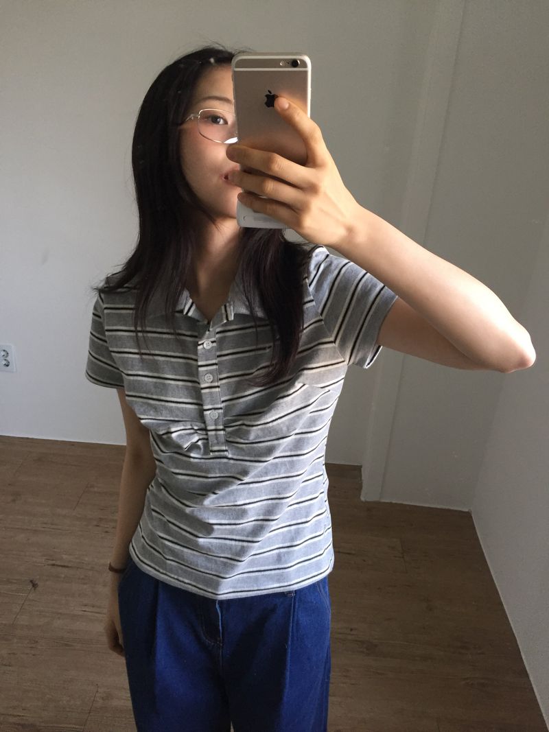 DUGGY(ダギー)の「Regular Stripe Polo-Tee (3color)(Tops)」