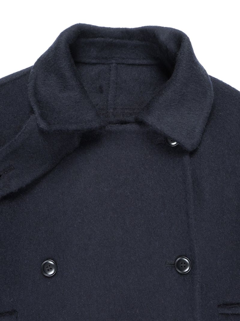  DOUBLE BUTTON WOOL COAT