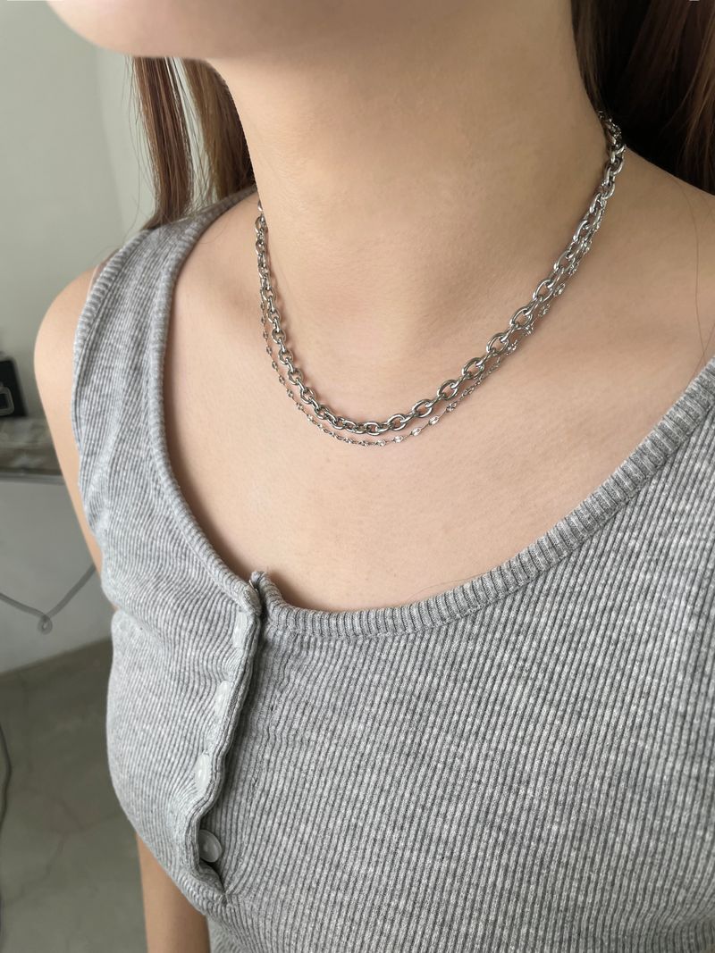 plain necklace