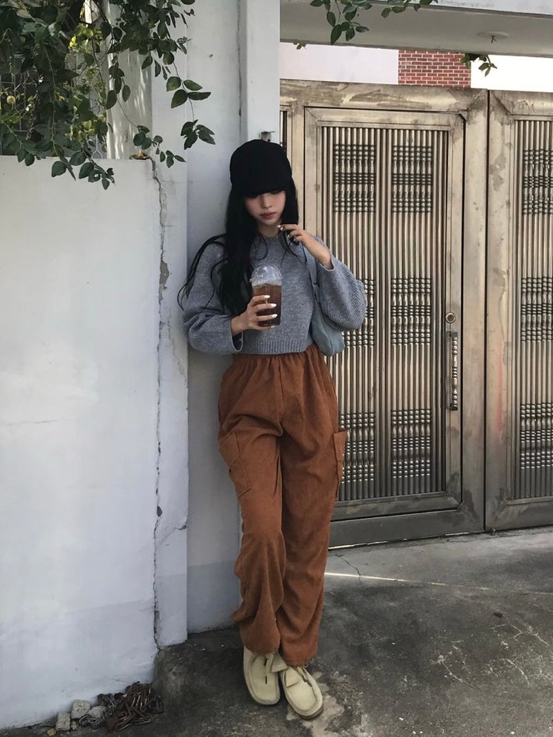 Kamut corduroy cargo pants