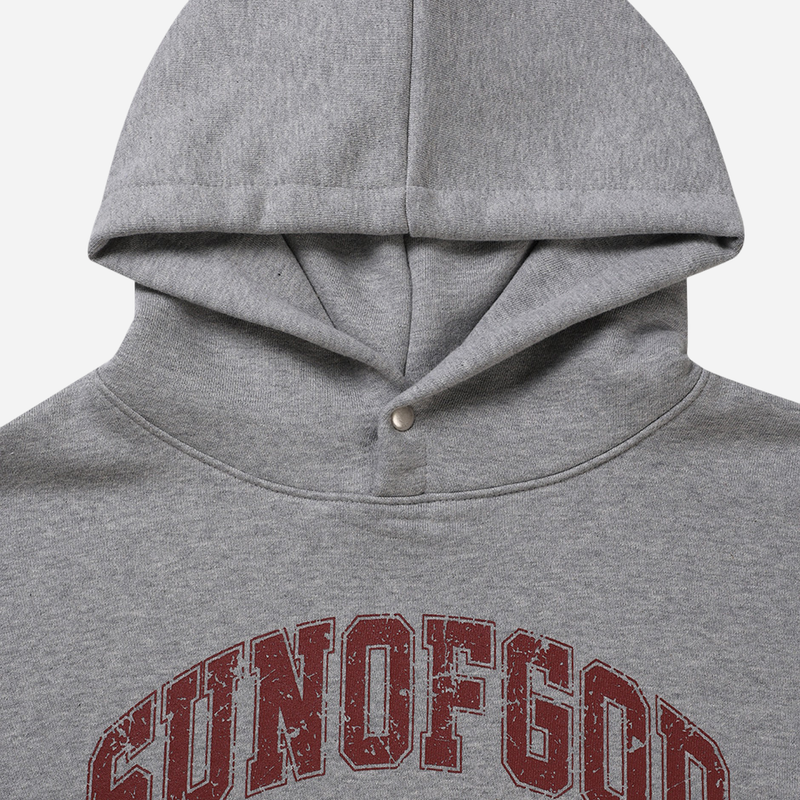 Heli Printed Crop Hoodie