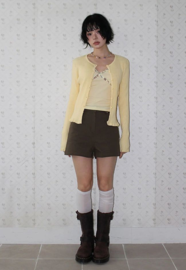 MELLOW FRILL CARDIGAN