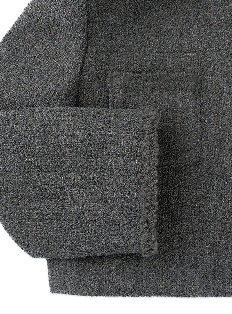 Poem tweed jacket_gray