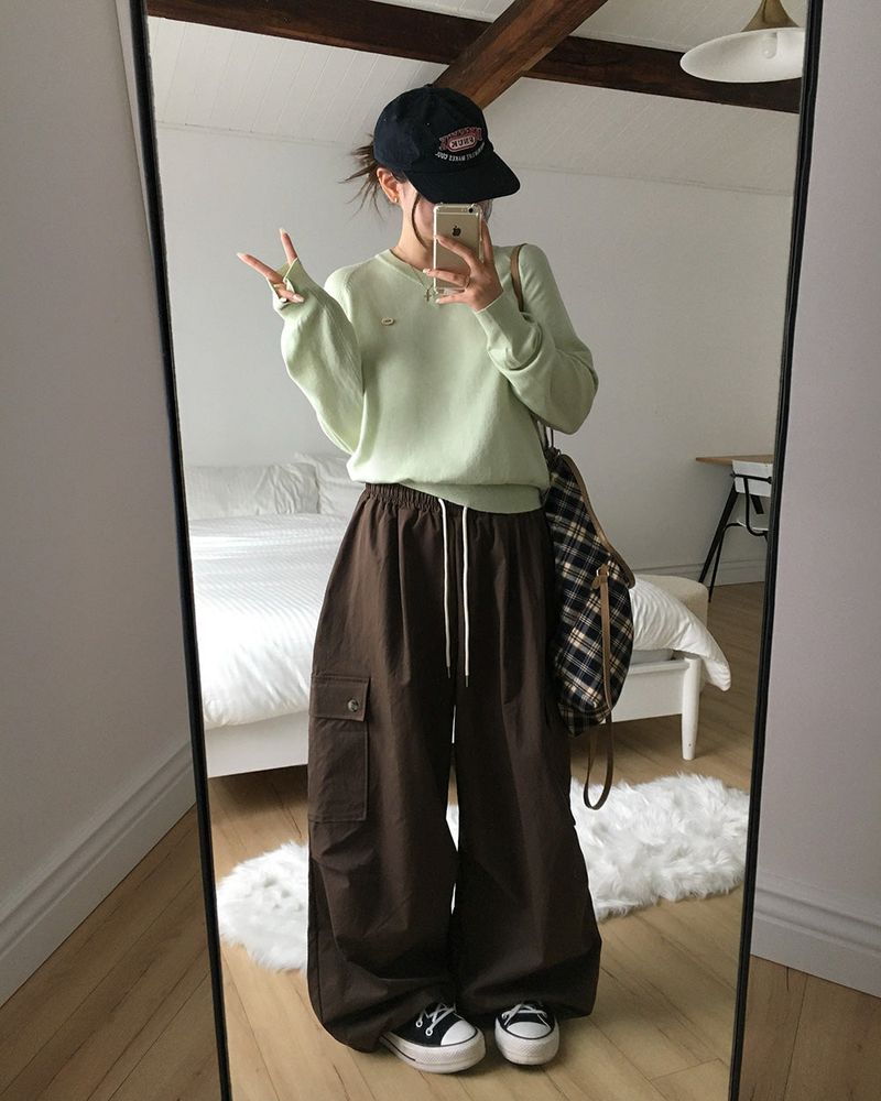 Caramel Color V-Neck Knit