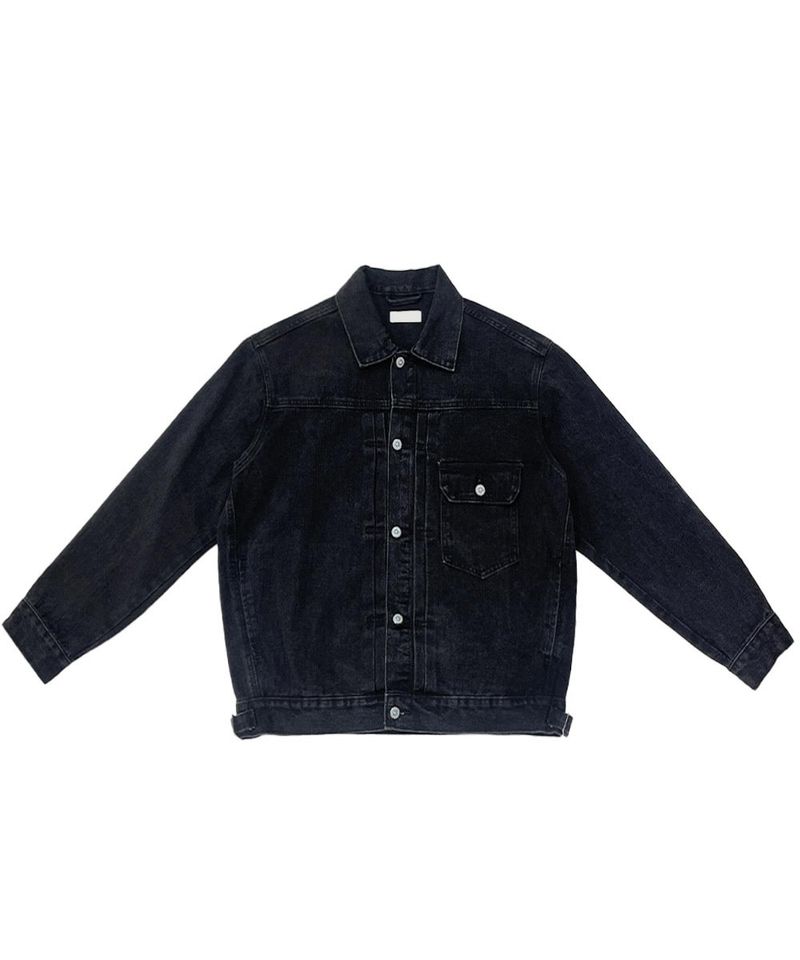 ASCLO Turquoise Gemstone Denim Jacket (2color)