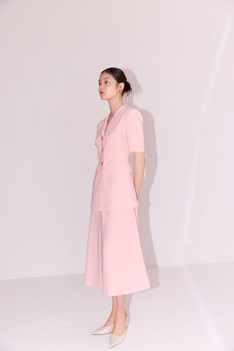 NO.19 SKIRT - PINK BEIGE