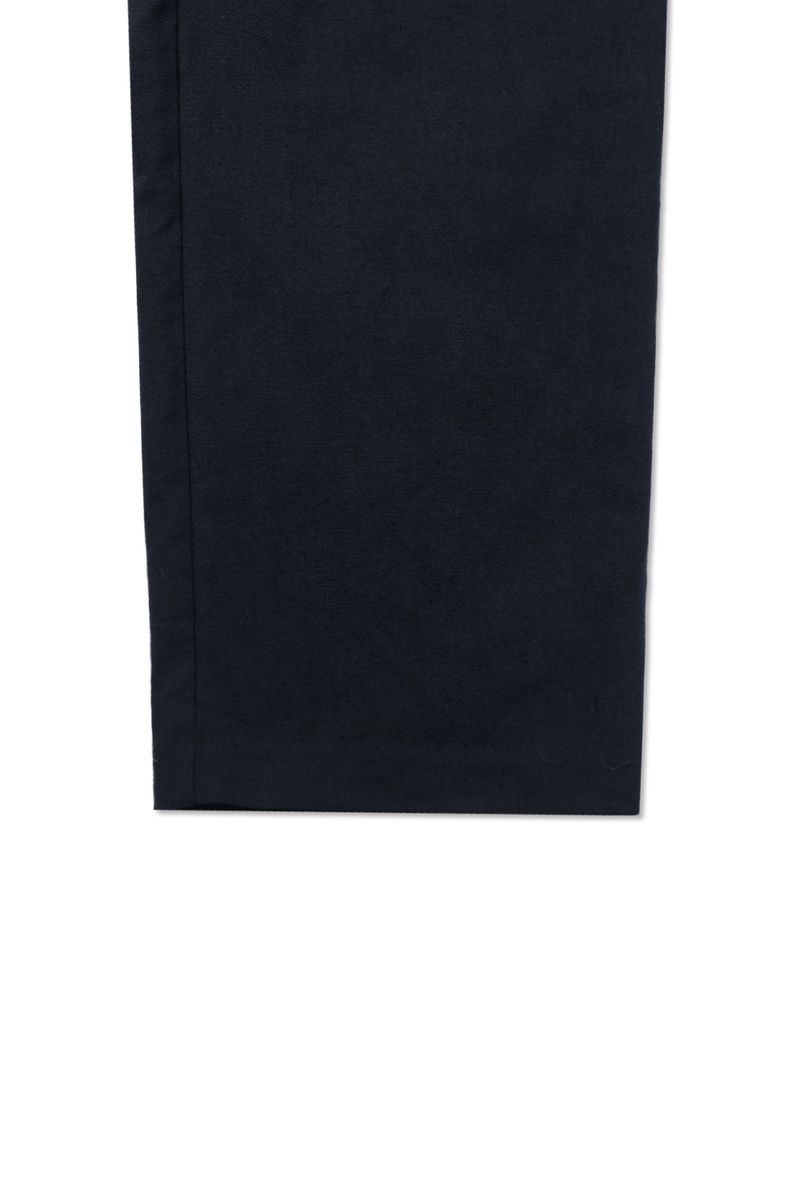 Linen belted pants_navy