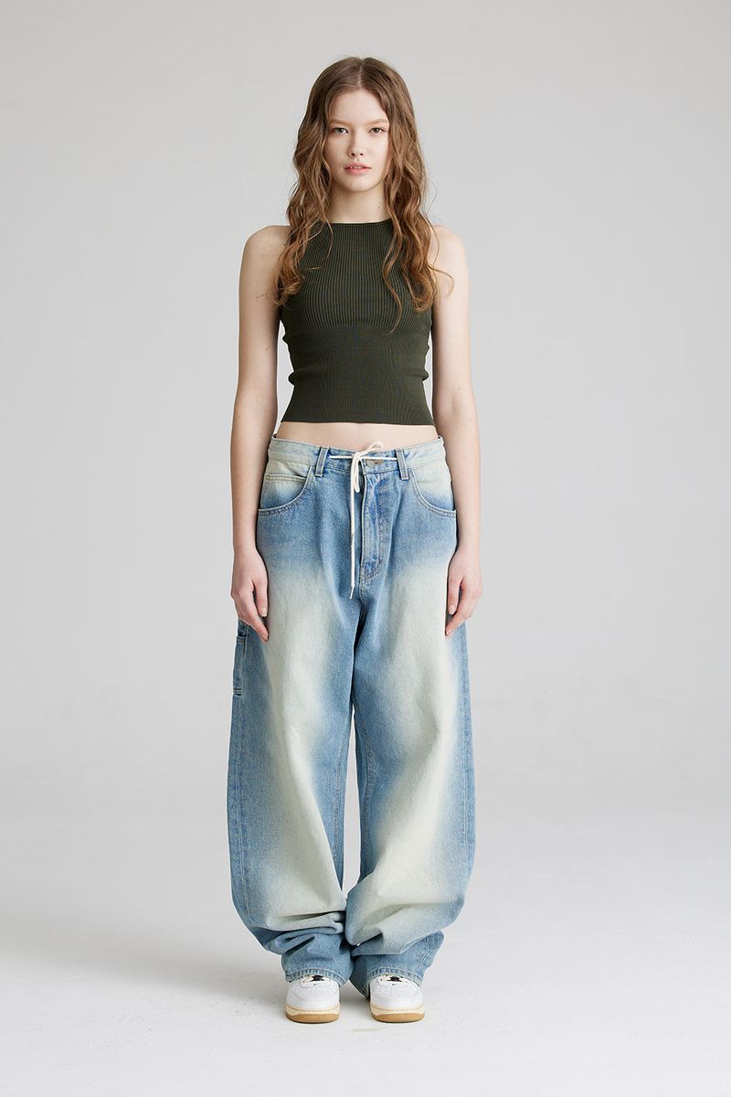 CARPENTER LOOSEFIT DENIM PANTS BRUSH