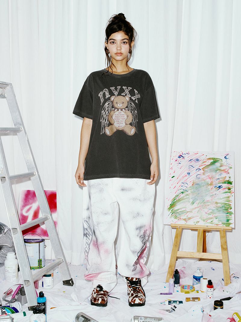 ANGEL BEAR TEE CHARCOAL
