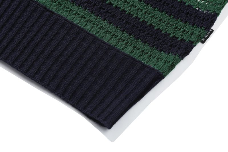 PUNCHING KNIT POLO_NAVY