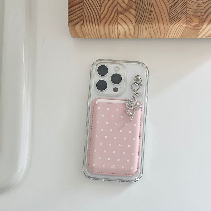 Pink Dot MagSafe card wallet+MagSafe case