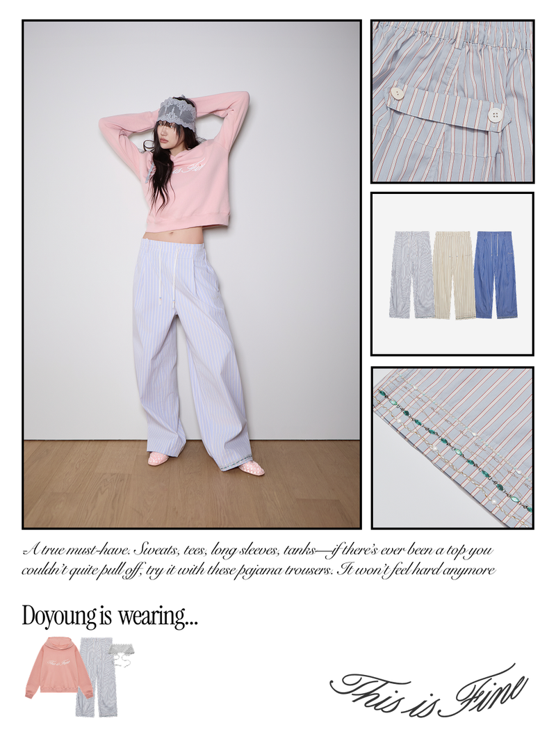 Wide Pajama Trousers