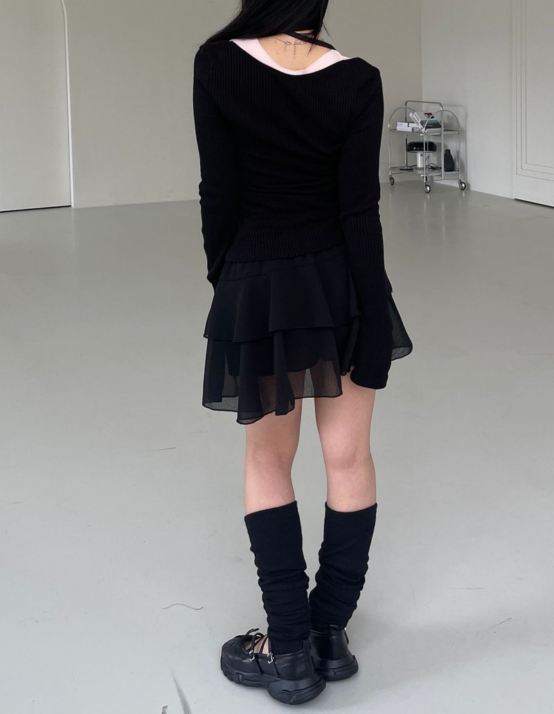 ballerina cancan chiffon skirt