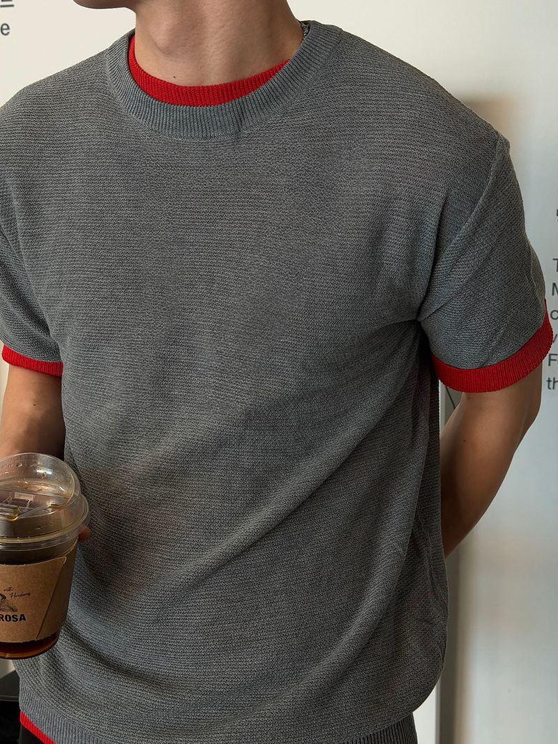 Soft touch round half knit(8color)