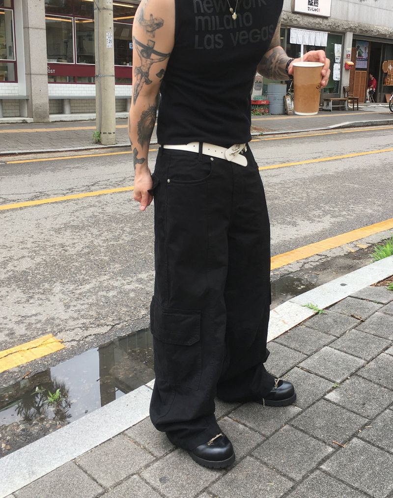 No.1770 B washed cago PT (3color)