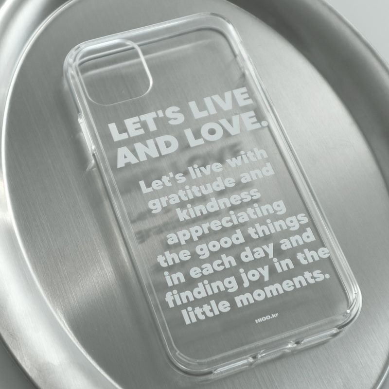 let's live and love case.