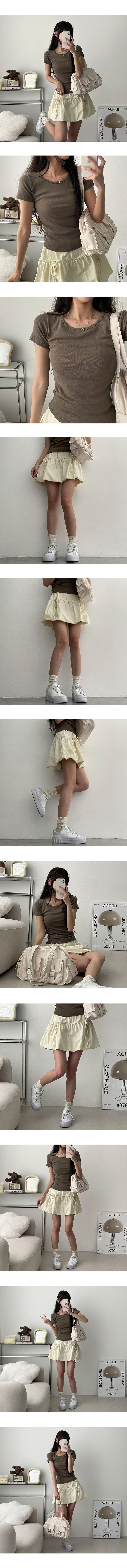 Weekly Slim Fit Basic Short Sleeve Tee