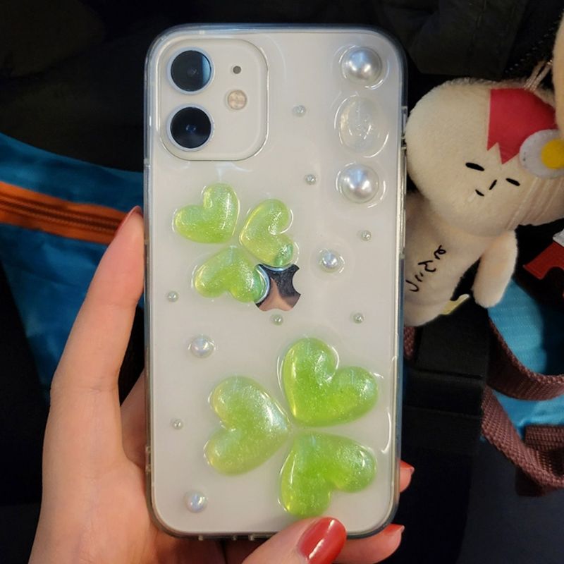 [MADE] Three-leaf clover Resin Case