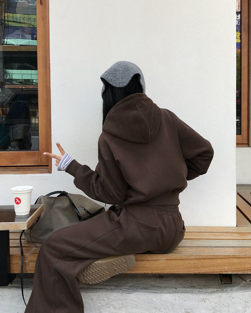 [ORIGINAL] Tibet 2-Way Cropped Hood Zip-Up