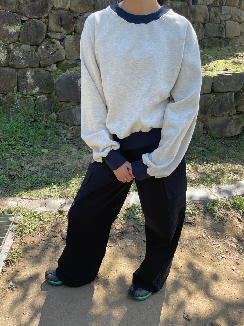 Workwear wide cargo pants