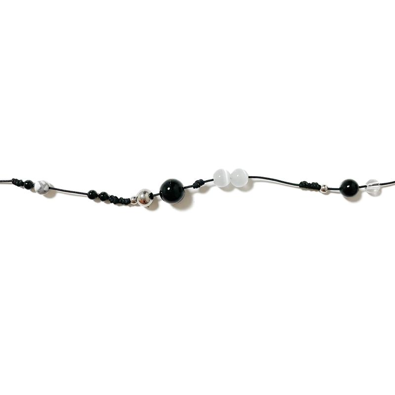 Chess gemstone bracelet