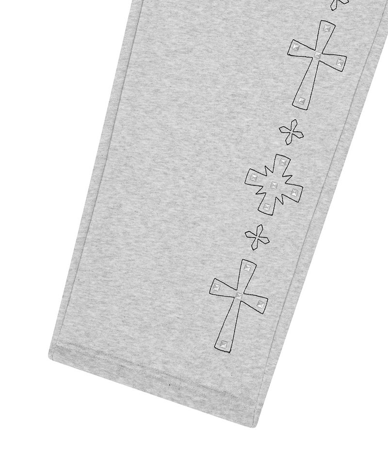 CROSS STUD SWEATPANT