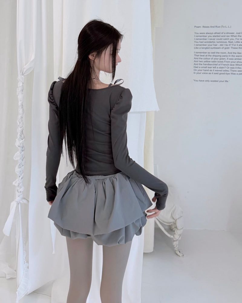 NEWALRIN（ニューアリン）の「【ディスプレイ商品】クラウドバブルミニスコート（スカート）」