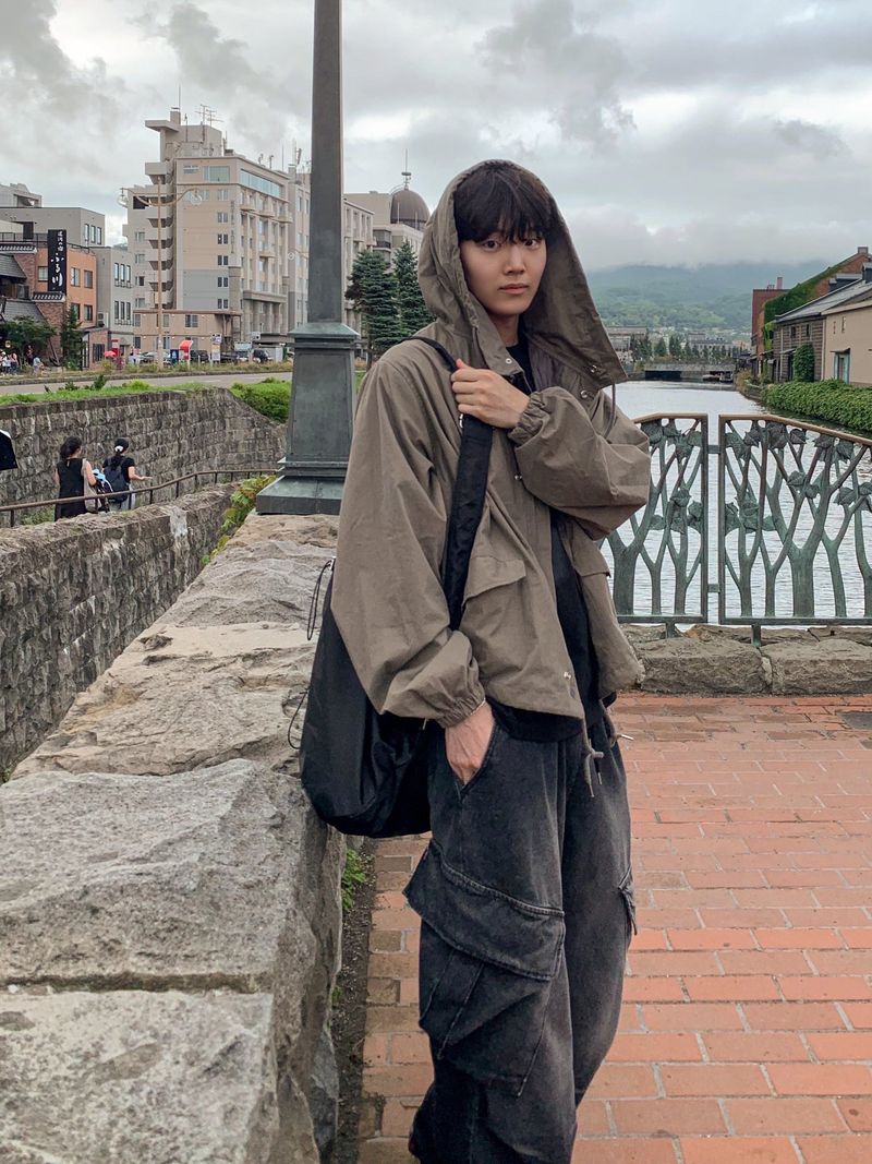 Kaz Balloon hood Utility Jacket